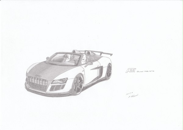 Audi R8 ABT GTS スキャンしてみた。