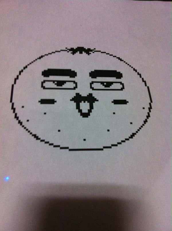 【アナログ？】みかん星人できたよぉ( ´ ▽ ` )ﾉ