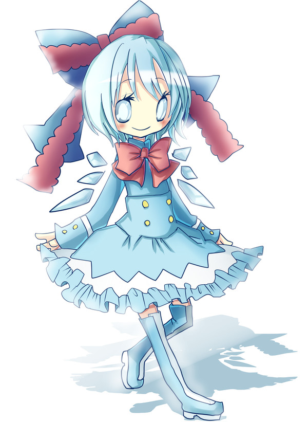 【塗らせて】チルノ（塗り絵）【いただきました】