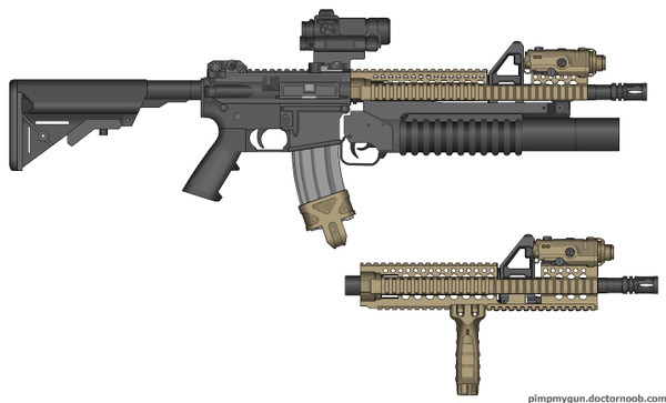 M4A1 Omega FSP Rail HandGuard
