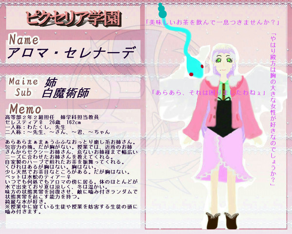 【ととぴく。】アロマ【キャラシ】