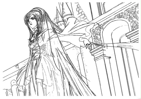 髪長き天女
