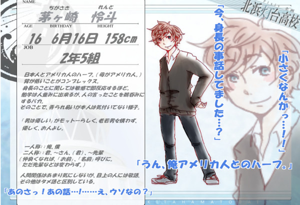 【北高】茅ヶ崎　怜斗【キャラシ】