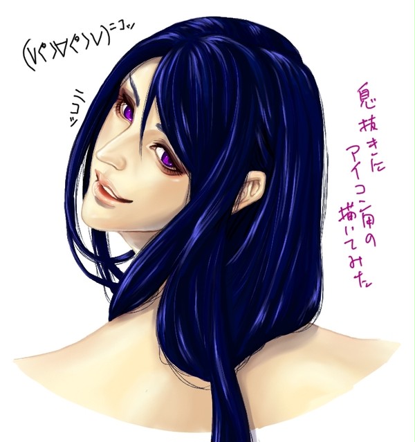 自分のTwitterのアイコン用に描いてみた。