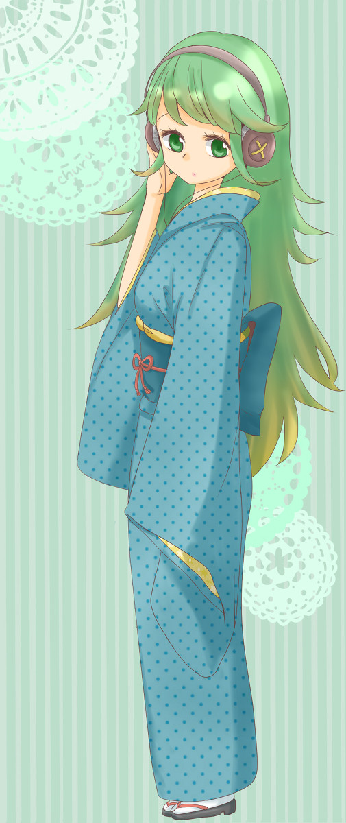 和風ヘッドホン少女