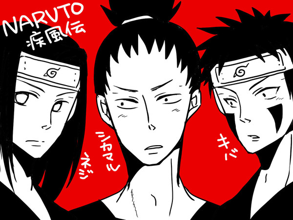 NARUTOで大好きな３人を描いてみた