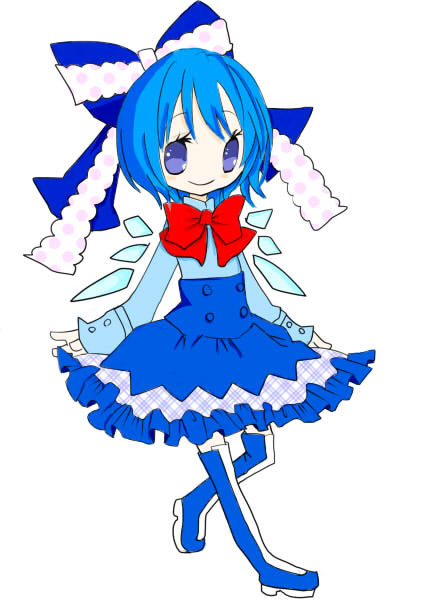 塗らせて頂きました。チルノ