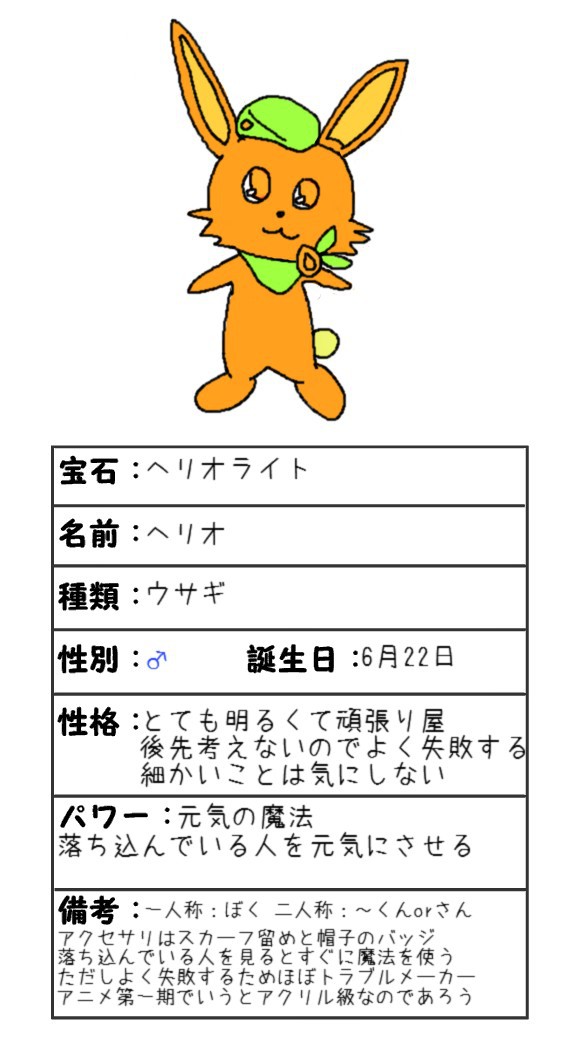 【ジュぴく☆】ヘリオ【登録】（再登録）