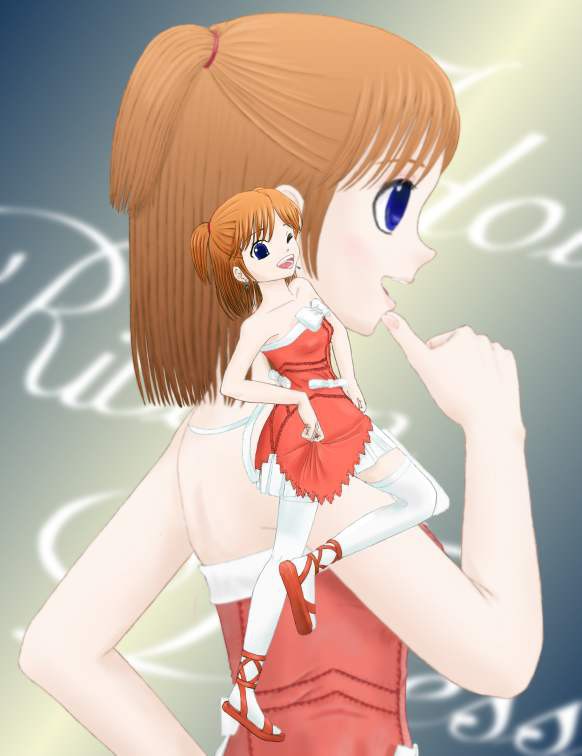アイドルリボンドレス