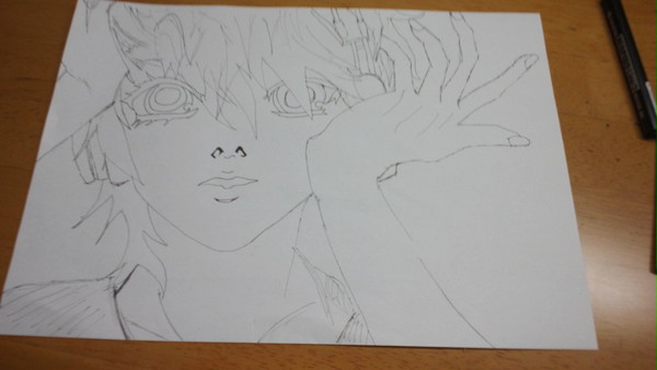 【模写】右肩の蝶レンver.