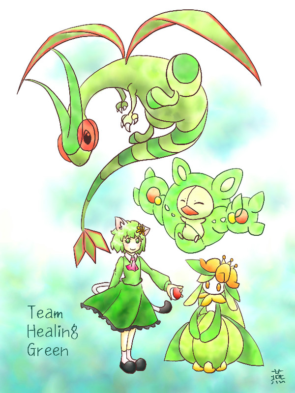きみどり色のあの娘【オリキャラ＋ポケモン注意】