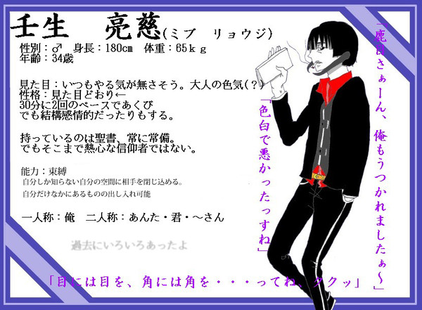 【ぴく角】壬生 亮慈【補佐官】　※訂正版