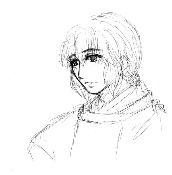 雛祭りイラストラフ？(弁慶)
