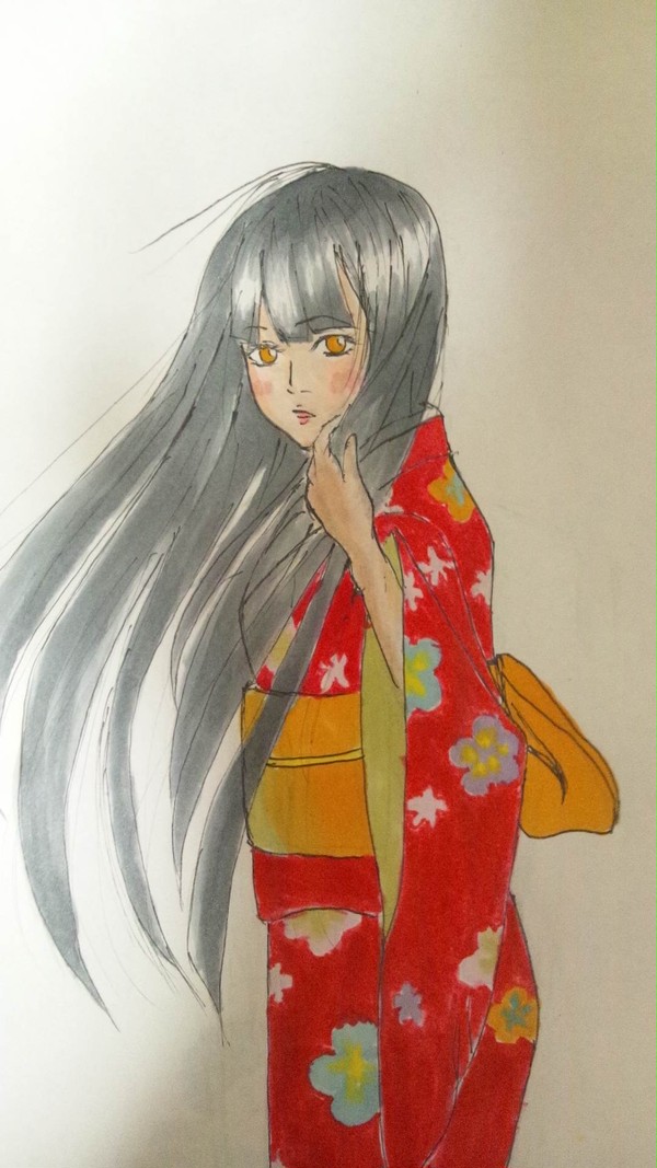 着物娘アップ