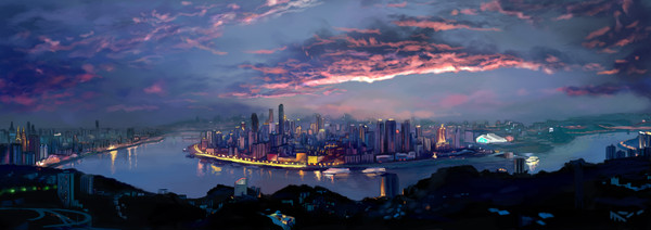 私の都市の夜景