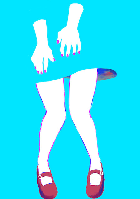 赤い靴はいてた女の子