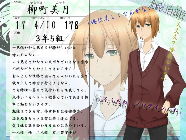 【北高】柳町美月【キャラシ】