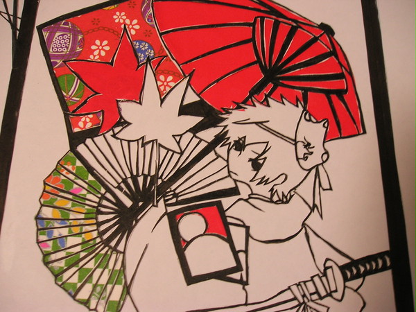 【切り絵】和風に・・・