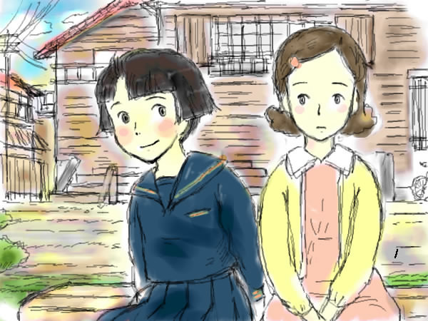 新子と貴伊子。