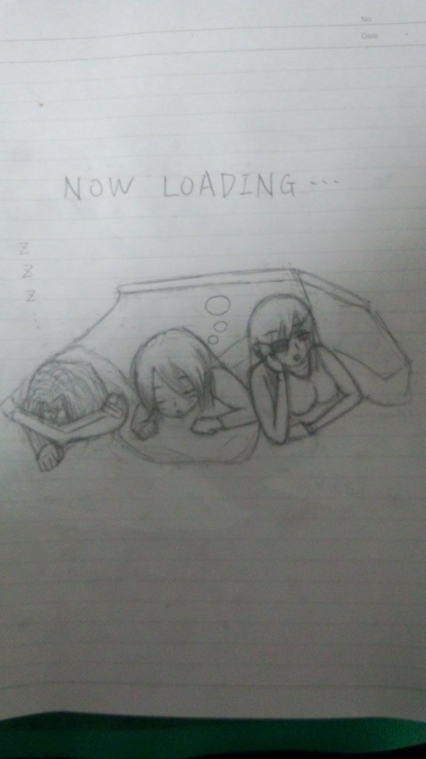 誕生日記念絵：ラフver