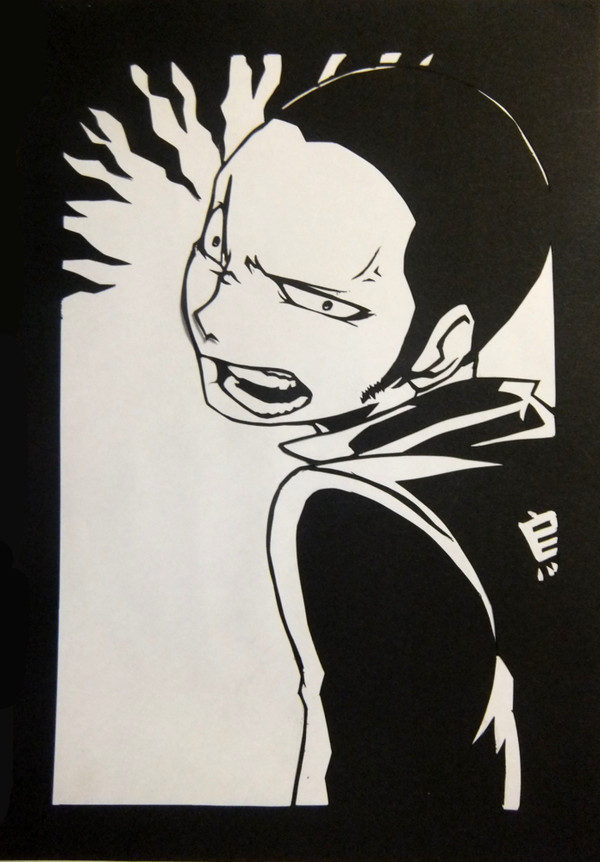 【切り絵】田中龍之介