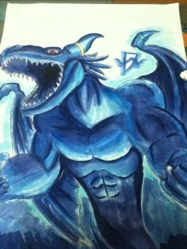 ブルードラゴン copic絵