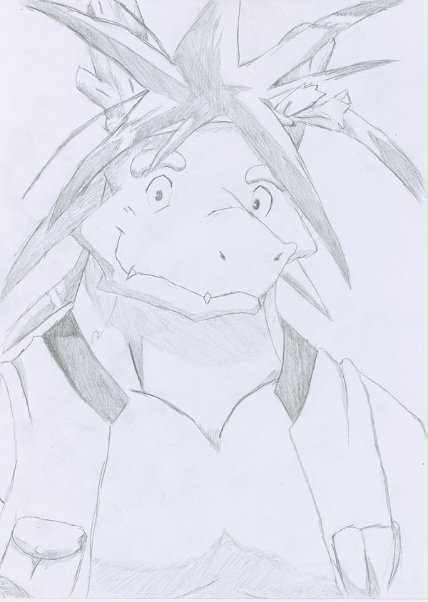落書き模写　辰樹