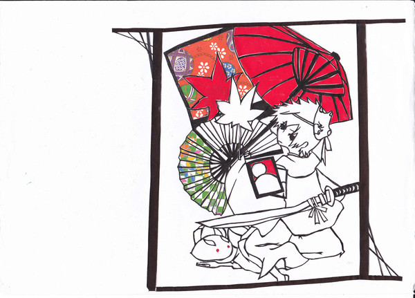【切り絵】和風に・・・２