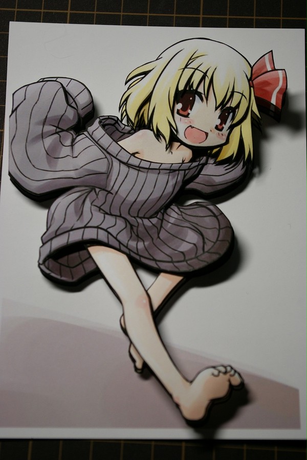 たてセタ ルーミアをシャドーアートなのかー