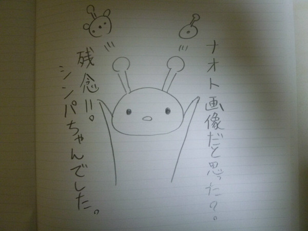 残念！シンパちゃんでした