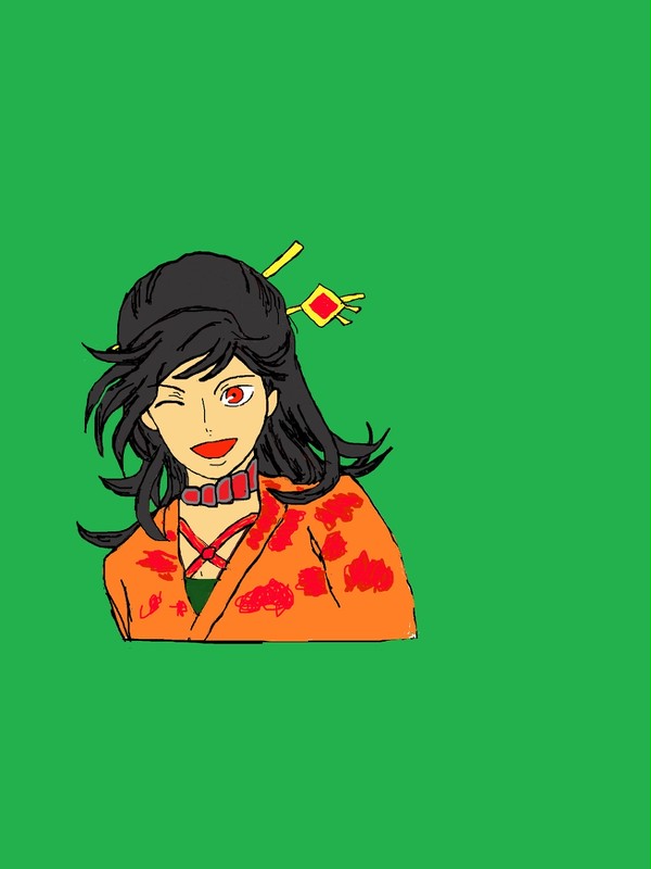 マウスでお絵描き・・・神谷さん