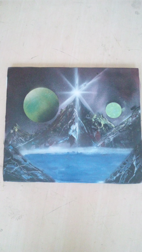 惑星と山
