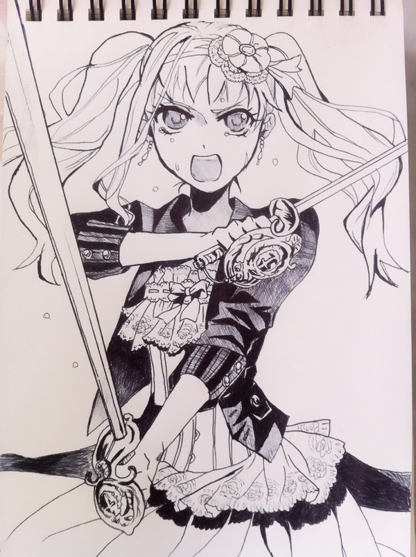 ボールペンで描いてみた
