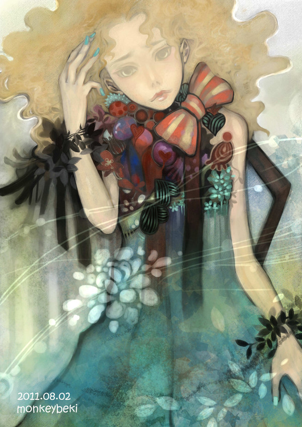 蓬頭少女的苦惱