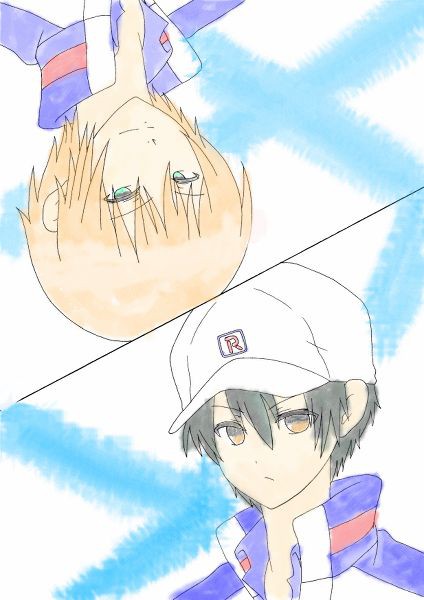 越前くんと不二先輩 【塗ってみました】
