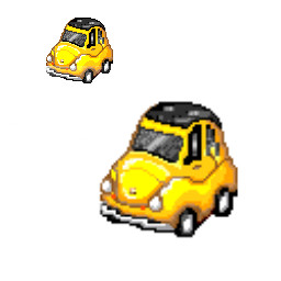 ドット絵１０(自動車)