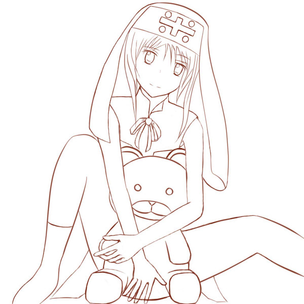 ブリジット　線画