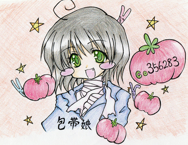友人を描いてみた(*´ω｀*)
