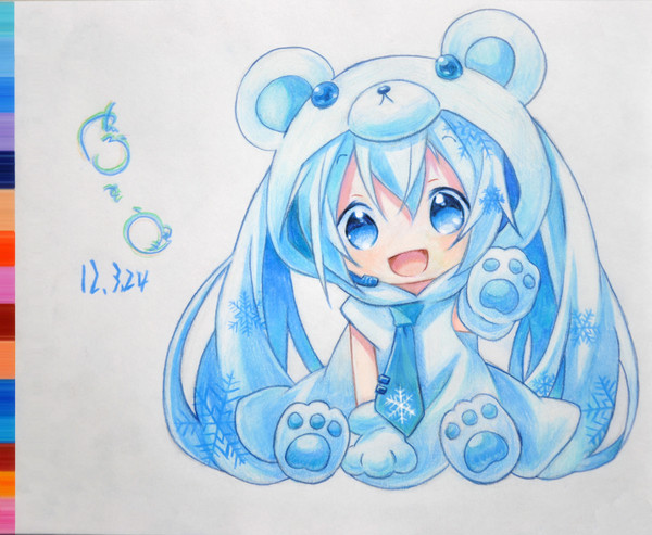 【彩铅】超萌雪初音