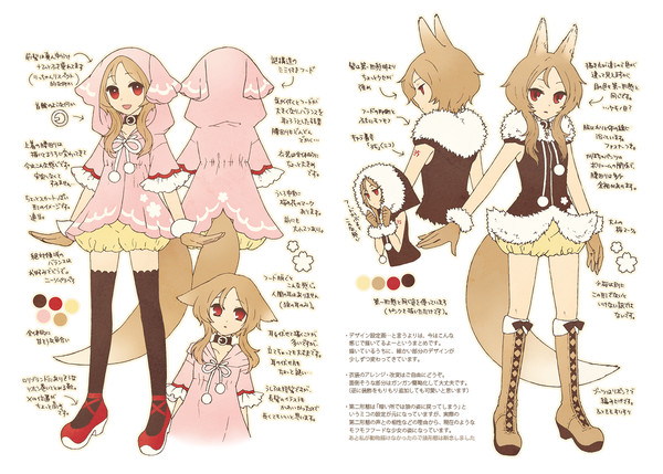 櫻歌ミコの設定画っぽいもの2012