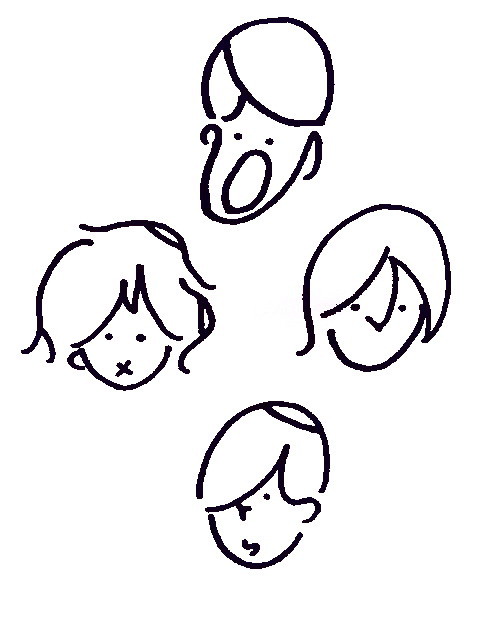 アルファベットで描いてみた