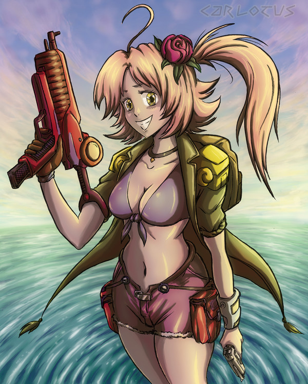 in the sea