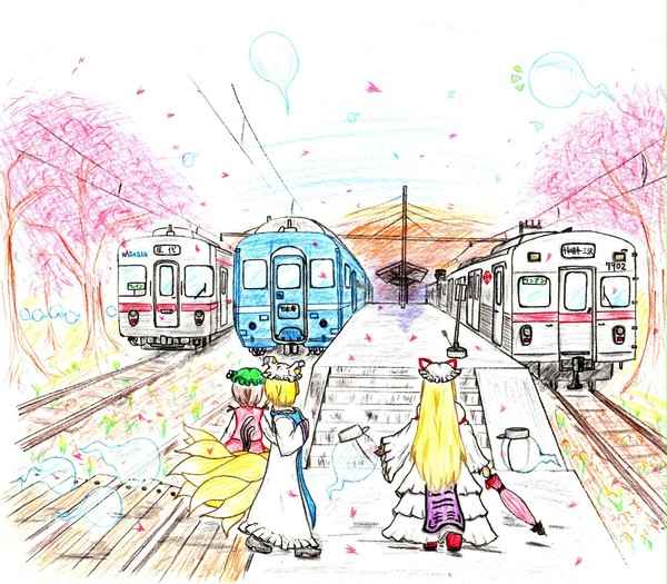 [アナログ]ようこそ、お疲れ様でした。[東方/鉄道]