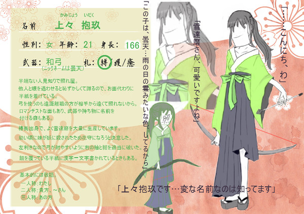 【ぴく花守】上々　抱玖【花守人】