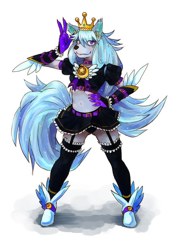 もふもふ揺らめく銀色の光!! キュアウルフルン!!＊女体化