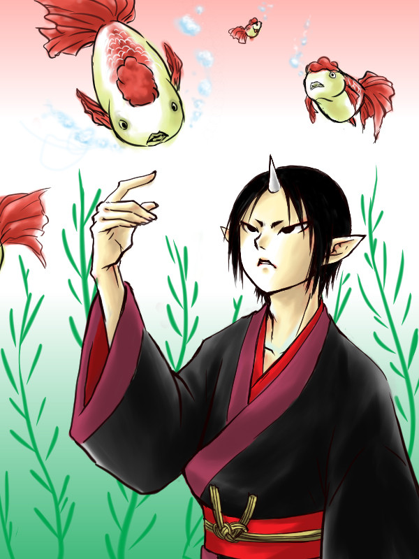 鬼と金魚