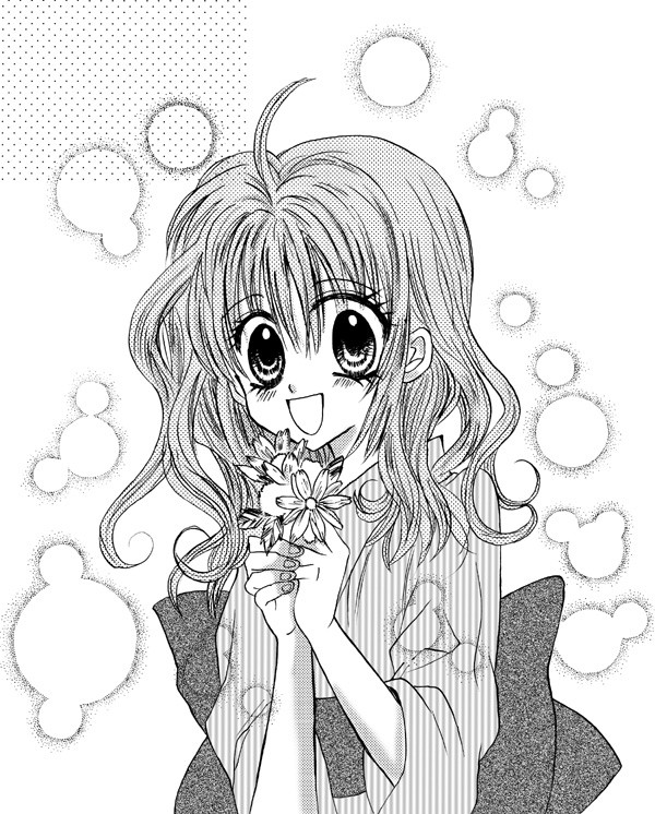 桜姫華伝模写・りり（幼少時