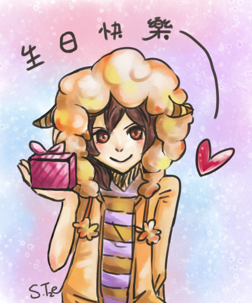 Happy birthday to Aries(お ひつじ ざ)