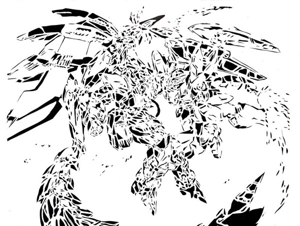 Epyon VS.　切り絵