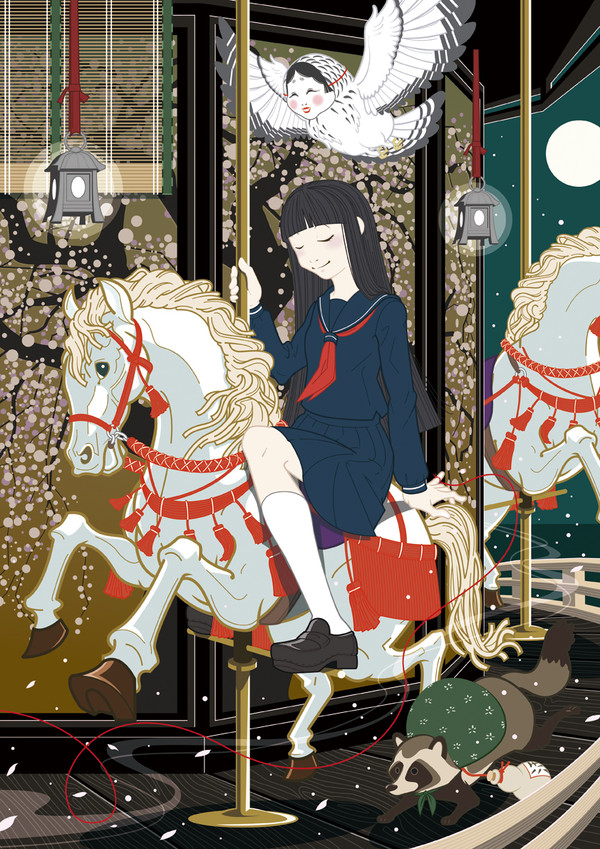 月夜に躍る